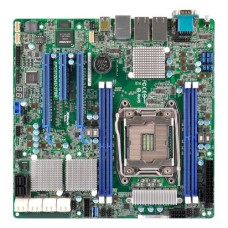   	EPC612D4U  	  	Micro ATX Sever Board  	     	  		UATX 9.6''x9.6''  	  		Single Socket LGA 2011 R3 Intel Xeon processor E5-1600/2600 v3 series  	  		Supports Quad channel DDR4 2133/1866 RDIMM/LR DIMM/NV DIMM, 4 slots  	  		Support 8