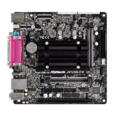   	  		ASRock Super Alloy  	  		Intel® Quad-Core Processor J4125 (up to 2.7 GHz)  	  		Supports DDR4 2133/2400 SO-DIMM  	  		1 PCIe 2.0 x16 (x2 mode)  	  		Graphics Output Options: D-Sub, HDMI  	  		7.1 CH HD Audio (Realtek ALC887 Audio Codec), ELNA A