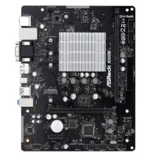   	  	     	N100M    	     	  		Intel® Quad-Core Processor N100 (up to 3.4 GHz)  	  		Supports 1 DDR4 DIMM  	  		1 PCIe 3.0 x16 (x2 mode), 1 PCIe 3.0 x1, 1 M.2 Key E for WiFi  	  		Graphics Output Options: D-Sub, HDMI, DisplayPort  	  		Real