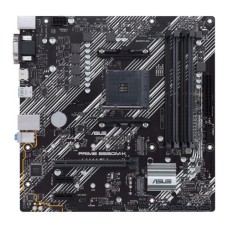   	  	AMD B550 (Ryzen AM4) micro ATX motherboard with dual M.2, PCIe 4.0, 1 Gb Ethernet, HDMI/D-Sub/DVI, SATA 6 Gbps, USB 3.2 Gen 2 Type-A    	  		AMD AM4 socket: Ready for 3rd Gen AMD Ryzen™ processors  	  		Comprehensive cooling: PCH heatsink and 