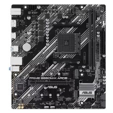   	  	  	AMD B550 (Ryzen™ AM4) mATX motherboard with dual M.2 slots, PCIe 4.0, Realtek 1Gb Ethernet, DisplayPort/HDMI™, SATA 6 Gbps, rear USB 3.2 Gen 1 ports, front USB 3.2 Gen 1 Type-C® and Aura Sync    	     	  		AMD AM4 Socket: Rea