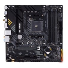   	  	  	AMD B550 (Ryzen AM4) micro ATX gaming motherboard with PCIe 4.0, dual M.2, 10 DrMOS power stages, Wi-Fi 6, 2.5 Gb Ethernet, HDMI, DisplayPort, SATA 6 Gbps, USB 3.2 Gen 2 Type-A and Type-C®, BIOS FlashBack™, and Aura Sync RGB lighting su