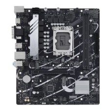   	  	  	  	ASUS Prime B760M-K D4, an Intel® B760 LGA 1700 mATX motherboard with PCIe 4.0, two PCIe 4.0 M.2 slots, DDR4, Realtek 2.5Gb Ethernet, VGA, HDMI®, SATA 6 Gbps, front USB 3.2 Gen 1, Aura Sync    	     	     	  		Intel® LGA 1