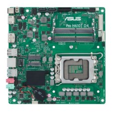   	  	Thin mini-ITX H610 business motherboard with enhanced security, reliability, manageability and efficiency.  	     	  		Intel® LGA 1700 socket: Ready for 12th Gen Intel® processors  	  		ASUS CSM program: A stable motherboard supply, end