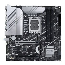   	  	     	ASUS Prime Z790M-PLUS D4, an Intel Z790 LGA 1700 mATX motherboard with PCIe® 5.0, three M.2 slots, 10+1 DrMOS, DDR4, Intel® 1 Gb LAN, HDMI®, DP, USB 3.2 Gen 2x2 Type-C®, front USB 3.2 Gen 1 Type-C®, Thunderbolt™ 