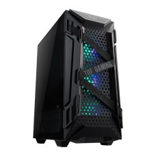   	  	ASUS TUF Gaming GT301 ATX mid-tower compact case with tempered glass side panel, honeycomb front panel, 120mm AURA Addressable RGB fan, headphone hanger and 360mm radiator support.    	  		Stylishly design: Perforated honeycomb front panel to aid ai