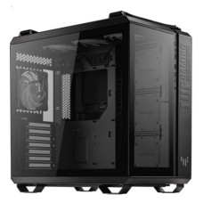   	     	     	TUF Gaming GT502 PLUS - It's Wonderfully Split!    	  		Dual Chamber Chassis - TUF Gaming GT502 PLUS configures independent cooling zones for the CPU and GPU  	  		Panoramic View - Tempered glass panels provide a tactfully tin