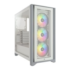   	  	The CORSAIR iCUE 4000X RGB is a distinctive and customizable tempered glass mid-tower ATX case with easy cable management and exceptional cooling, with three included CORSAIR AirGuide RGB fans.  	  	     	Tempered Glass Side And Front Panels   