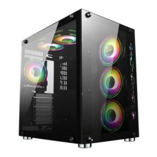   	  	  	  	DS360 ARGB Glass Gaming Case 6x Infinity Fans Hub    	     	     	The GameMax DS360 ARGB gaming case is a dual chamber tempered glass ATX PC case with superb features and cleaver design making this case a real must have for gamers. P