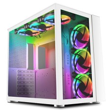   	  	  	  	Infinity Mid-Tower ATX PC White Gaming Case Bundle With 6 x ARGB Fans Included    	     	  		Infinity With 6 x Dual-Ring ARGB Fans - The GameMax Infinity is an excellent fit for gamers who love ARGB, included inside the box are 6 x Dual-R