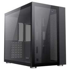   	  	  	  	Infinity Mid-Tower ATX PC Black Gaming Case With Tempered Glass Side Panel & Front  	     	  		Full Black Design - Want something a little different then look at the GameMax Infinity, the stylish outer chassis, manufactured from 