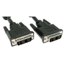   	     	This DVI cable is for digital connections and abbreviated as DVI-D.  For use with equipment that uses either DVI-D connectors, if used with a DVI-I connector only the digital signal will pass through. Please note this will not work with