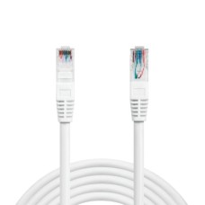   	     	RJ45 UTP patch network cable. Used to connect a computer to a broadband modem/LAN/switch etc. Can also be used between switches and in distributor boxes. The CAT6 standard is an improved version of CAT5e, specially designed to support 1000 M