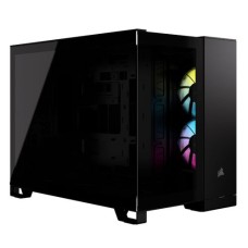   	     	CORSAIR iCUE LINK 2500X RGB Micro ATX Dual Chamber PC Case – Two Tempered Glass Panels – 2x RX120 RGB Fans Included – Highly Customizable  	     	The CORSAIR iCUE LINK 2500X RGB Micro ATX Dual Chamber PC Case provides 