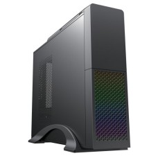   	  	  	S015B Black Micro ATX Slim Desktop Case With 300U PSU  	     	The S015B, a compact Micro-ATX case with a high performance and designed for use in schools as well as offices.    	     	The width/height of the chassis is 10cm and the inte