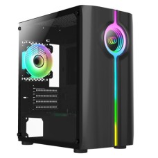   	  	  	The Quake from CiT is a premium Micro-ATX that is spectacular on the eye, the front is equipped with an eye-catching unique infinity LED strip which can be controlled using the I/O panel.    	     	The CiT Quake is a Micro-ATX gaming case wi