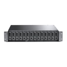   	  	14-Slot Rackmount Chassis  	     	  		14 bays to house up to 14 media converters  	  		Optional redundant power supply to ensure non-stop reliable operation  	  		Hot-Swappable; easy & quick replacement of converter  	  		Mounted two coolin