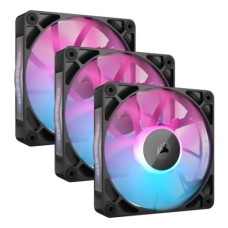   	  	  	CORSAIR RX RGB Series, iCUE LINK RX120 RGB, 120mm Fan, Triple Pack    	  	With a groundbreaking design, CORSAIR RX120 RGB 120mm PWM Fans are among the highest performing fans in their class, delivering superior airflow at speeds up to 2,100 RPM w