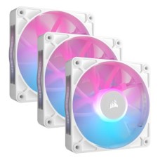   	  	  	CORSAIR RX RGB Series, iCUE LINK RX120 RGB, 120mm Fan, Triple Pack    	  	With a groundbreaking design, CORSAIR RX120 RGB 120mm PWM Fans are among the highest performing fans in their class, delivering superior airflow at speeds up to 2,100 RPM w