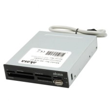   	Internal Media Card Reader    	Six slot card reader and USB port    	     	This 6-port Media Card Reader can be conveniently positioned at the front of your PC enabling the reading of all popular memory cards in a single location. Compatible with 