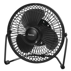   	  	     	Hama "Metal" USB Table Fan, 15 cm (6"), 2 Speed Levels    	  	  		  			Separate on/off switch allows for energy-saving use of the devices  		  			Tilt adjustment allows the position to be adjusted for greatest comfort  		  