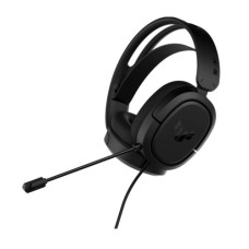   	     	TUF Gaming H1 headset features 7.1 surround sound with deep bass, a Discord and TeamSpeak-certified microphone, a lightweight comfortable design and compatibility with PCs, PlayStation 5, Nintendo Switch and XBOX.    	     	  		ASUS Ess