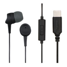   	  	     	Hama "Sea" Headphones, In-Ear, Microphone, Cable Kink Protection, USB-C, black  	     	This stylish and trendy headset comes in a black colour and is the ultimate accessory to invest in. It allows you to switch between musi