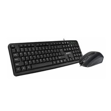   	  		Full-size UK Keyboard with Windows(tm) shortcut keys  	  		Bundled 3-button optical sculptured 3-button mouse  	  		Generous length USB cables for Keyboard and Mouse  	  		Plug n‘ Play - USB interface and no drivers needed  	  		Tactile feedb