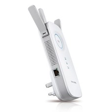   	     	  		Expand Wi-Fi Network for Ultimate Performance  	  		Expanded 450Mbps on 2.4GHz + 1300Mbps on 5GHz totals 1750Mbps Wi-Fi speeds  	  		Three adjustable external antennas provide optimal Wi-Fi coverage and reliable connections  	  		Gigabit