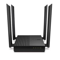   	     	AC1200 Wireless MU-MIMO WiFi Router  	     	  		802.11ac Wave2 WiFi - 867 Mbps on the 5 GHz band and 400 Mbps on the 2.4 GHz band  	  		Boosted WiFi Coverage - 4 external antennas and one internal antenna provide stable wireless connect