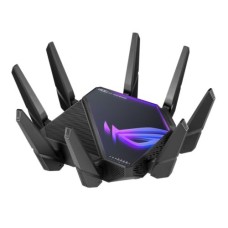   	  	     	GT-AXE16000 quad-band WiFi 6E (802.11ax) gaming router, new 6 GHz band, dual 10G ports, 2.5G WAN port, dual WAN, AiMesh support, VPN Fusion, Triple-level game acceleration and free network security  	  	     	  		World's first qu