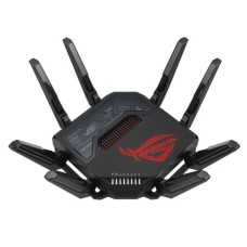   	     	     	     	GT-BE98 Quad-band WiFi 7 (802.11be) Gaming Router, support new 320MHz bandwidth & 4096-QAM, dual 10G ports, backup WAN, Triple-level Game Acceleration, Mobile Game Mode, AURA RGB, AiMesh support, subscription-free n