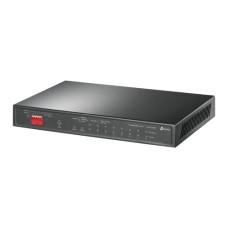   	  	10-Port Gigabit Desktop Switch with 8-Port PoE+  	     	  		9 gigabit RJ45 ports, and 1 gigabit combo SFP/RJ45 Port.  	  		8 PoE+ ports transfer data and power via a single cable with a total power budget of 123 W.  	  		Compliance with IEEE 80