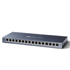   	     	16-Port Gigabit Desktop Switch    	     	  		16 10/100/1000Mbps Auto-Negotiation RJ45 ports supporting Auto-MDI/MDIX  	  		Green Ethernet technology saves power consumption  	  		IEEE 802.3x flow control provides reliable data transfer 