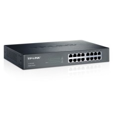   	     	6-Port Gigabit Desktop/Rackmount Switch    	TL-SG1016D    	  		16 10/100/1000Mbps ports  	  		Innovative energy-efficient technology saves power up to 15%*  	  		Supports MAC address self-learning, Auto MDI/MDIX and Auto negotiation  	  		Pl