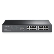   	  		16 10/100/1000Mbps RJ45 ports  	  		Equipped with 8 PoE+ supported ports to transfer data and power over a single cable  	  		Works with IEEE 802.3af/at compliant devices, expanding home and office networks  	  		Simple network set-up on top of plu