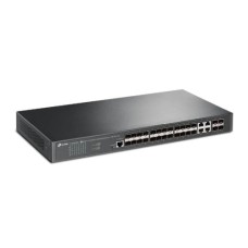   	  	  	  	JetStream 24-Port SFP L2+ Managed Switch with 4 10GE SFP+ Slots    	     	     	  		10G Lightning-Fast Uplink: 4x 10 Gbps SFP+ slots enable high-bandwidth connectivity and non-blocking switching capacity.   	  		Gigabit Fiber Sp