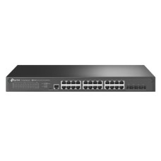   	  	  	  	JetStream 24-Port 2.5GBASE-T L2+ Managed Switch with 4 10GE SFP+ Slots  	     	  		  			2.5 Gbps Speeds: 24x 2.5 Gbps RJ45 ports offer high-speed and reliable connections to other switches and devices.  		  			10G Lightning-Fast Uplink: 4