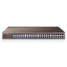   	     	48-Port 10/100Mbps Rackmount Switch    	     	  		48 10/100Mbps RJ45 ports  	  		Green Ethernet technology saves power consumption  	  		Supports MAC address self-learning and auto MDI/MDIX  	  		Standard 19-inch rack-mountable steel ca