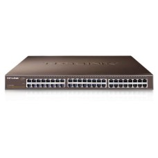   	  	48-Port Gigabit Rackmount Switch    	  		48 10/100/1000Mbps RJ45 ports  	  		Innovative energy-efficient technology saves power up to 18%  	  		Supports MAC address self-learning and auto MDI/MDIX  	  		Standard 19-inch rack-mountable steel case    