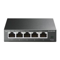   	     	TL-SG105S 5-Port 10/100/1000Mbps Desktop Switch    	     	  		5 10/100/1000Mbps Auto-Negotiation RJ45 ports supporting Auto-MDI/MDIX  	  		Green Ethernet technology saves power consumption  	  		IEEE 802.3x flow control provides reliabl