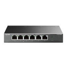   	  	6-Port 10/100Mbps Desktop Switch with 4-Port PoE+  	     	  		6 x 10/100 Mbps RJ45 ports.  	  		4 x PoE+ ports transfer data and power on individual cables.  	  		Works with IEEE 802.3af/at compliant PDs.  	  		Up to 250m data and power transmi