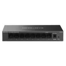   	  	  	  	8-Port Gigabit Desktop Switch  	     	  		Full Gigabit Ports: 8x 10/100/1000 Mbps Auto-Negotiation RJ45 port supporting Auto-MDI/MDIX  	  		Multiple Installation Operation: Steel housing, desktop or wall-mounting design  	  		Durable Meta