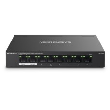   	  	  	  	8-Port Gigabit Desktop Switch with 7-Port PoE+  	     	  		Full Gigabit Ports: 8x10/100/1000 Mbps RJ45 ports  	  		Two Cables in One: With 7 PoE+ ports, transfers data and power on one single cable  	  		High Power PoE+: Support PoE Power