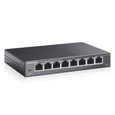   	     	     	  		8 10/100/1000Mbps RJ45 ports  	  		Provides network monitoring, traffic prioritization and VLAN features  	  		Innovative energy-efficient technology reduces power output by up to 80%  	  		Simple network set-up on top of plug