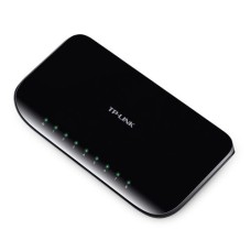   	  	8-Port Gigabit Desktop Switch    	  		8 Gigabit Auto-Negotiation RJ45 ports, Supports Auto MDI / MDIX  	  		Green Ethernet technology saves the power up to 80%  	  		Plastic case, desktop or wall-mounting design  	  		Plug and play, no configuration