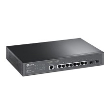   	  	JetStream 8-Port Gigabit L2+ Managed Switch with 2 SFP Slots    	     	  		Full Gigabit Ports: 8x gigabit RJ45 ports and 2× gigabit SFP Slots provide high-speed connections.  	  		Integrated into Omada SDN: Zero-Touch Provisioning (ZTP)*,