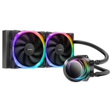   	     	     	  	The Epoch-Making All in One ARGB CPU Liquid Cooler    	     	     	Suspended Spiral Pump Head Design    	The suspended spiral pump head inspired by the image of a vortex provides outstanding cooling performance and va