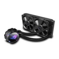   	  	ROG Strix LC II 240 all-in-one liquid CPU cooler with Aura Sync, Intel® LGA1700/1200/1150/1151/1152/1155/1156/2011/2011-3/2066 and AMD AM4/TR4 support and dual ROG 120 mm radiator fans    	     	  		Seventh Gen Asetek pump delivers exceptio