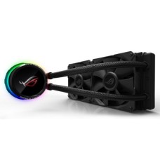   	  	ROG Ryuo all-in-one liquid CPU cooler with color OLED, Aura Sync RGB, and ROG designed 120mm radiator fan    	  		1.77” color OLED for real-time system stats and personalized logos or animations  	  		ROG-designed radiator fans for optimized a